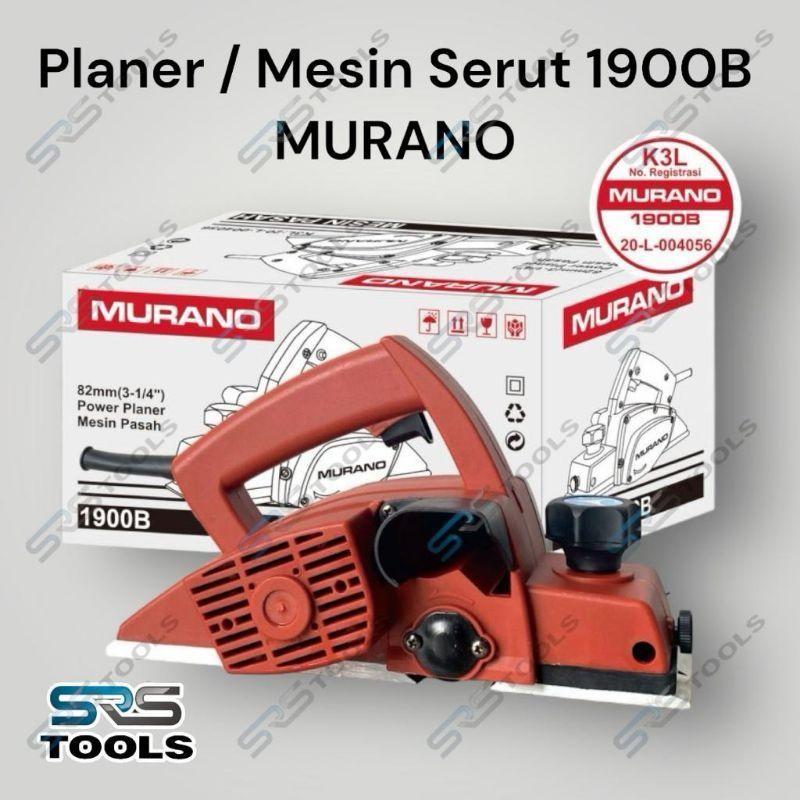 MURANO 1900B Mesin Serut Tangan Listrik - Planer Ketam Pasah Sugu Kayu
