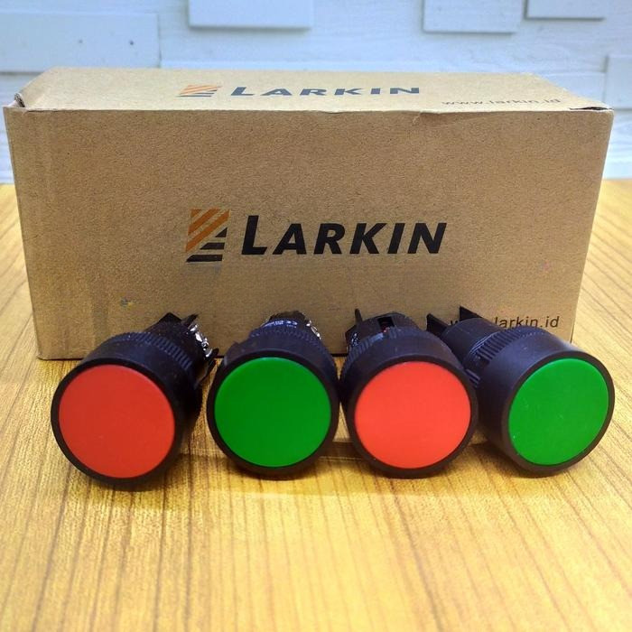 PUSH BUTTON LB2-EA31P 1NO HIJAU / LB2-EA42P 1NC MERAH LARKIN