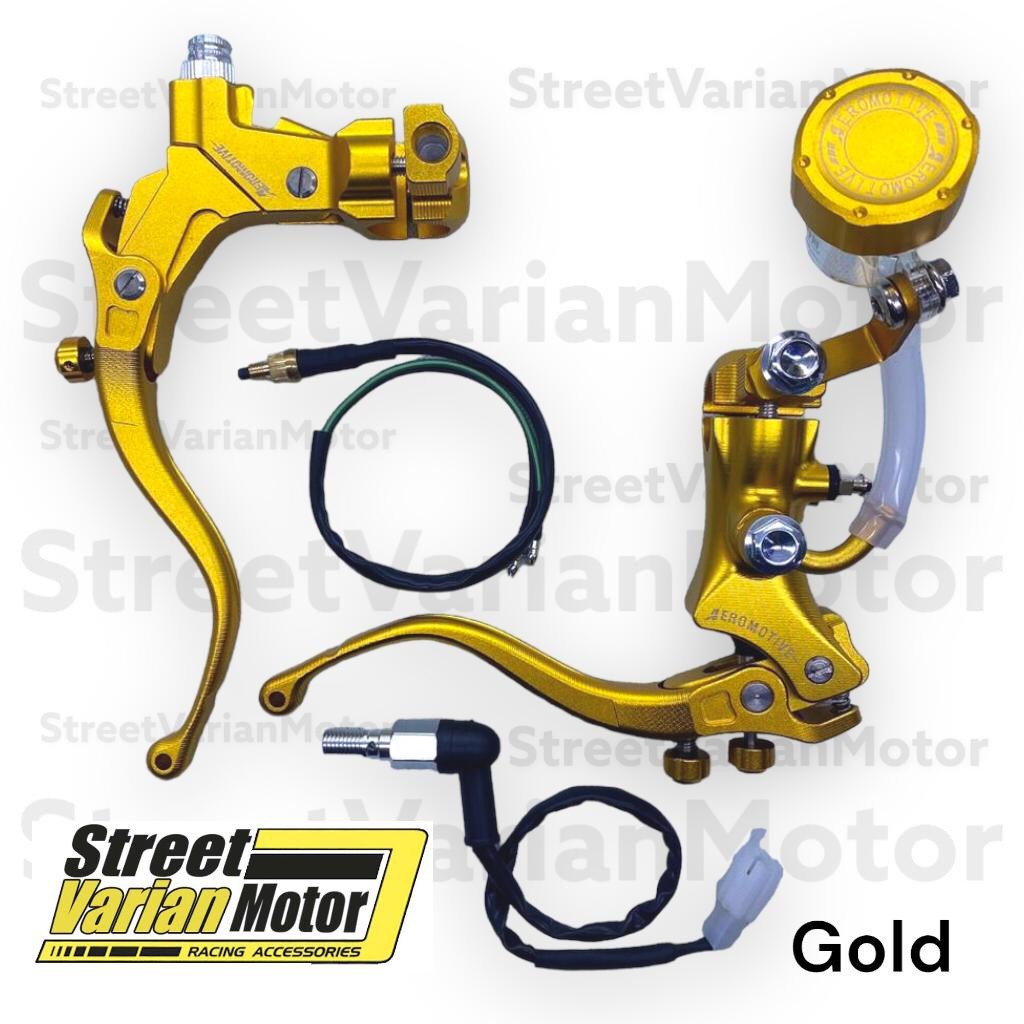 Master Rem AEROMOTIVE Tabung Kanan Bahan Full Aluminium CNC