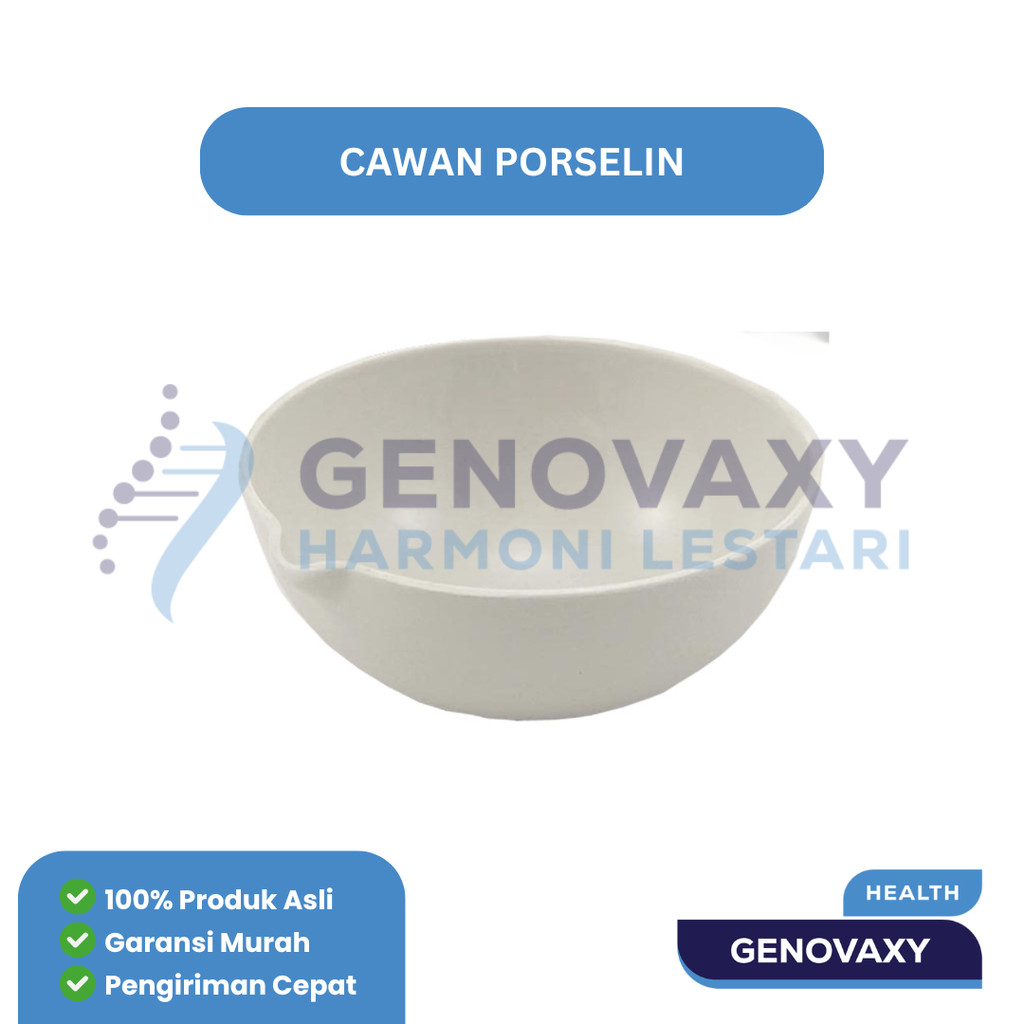 Cawan Penguap Porselen Keramik Evaporating Dish