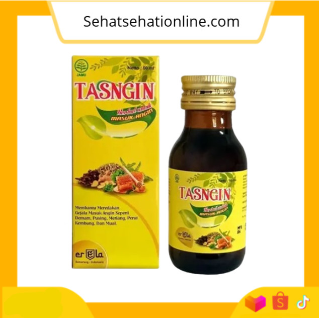 Tasngin Sirup Obat Masuk Angin Original Erela - Botol isi 60ml