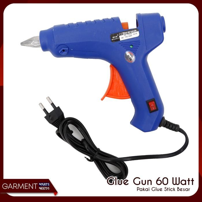 

[Produk Baru Berkualitas Garansi] Glue Gun Alat Lem Tembak Besar 60 Watt Paling Laris