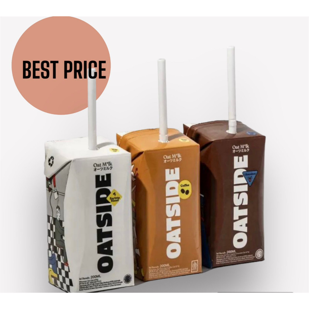 

OATSIDE STRAW 200 ML ( 1 KARTON = 12 PCS ) OATSIDE MINI 200 ML STRAW OATSIDE STRAW DENGAN SEDOTAN