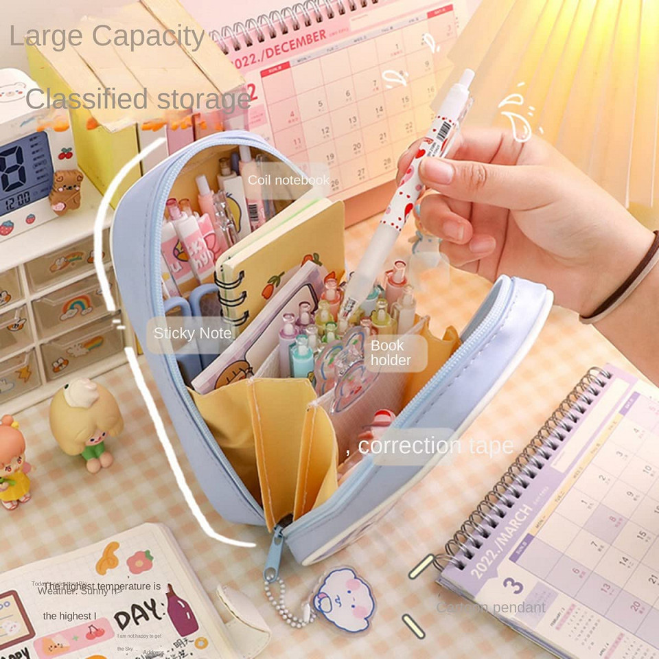 

Terlaris Tepak Pocket Besar Muat Banyak Estetik Pensil Pencil Case Kotak Bolpen