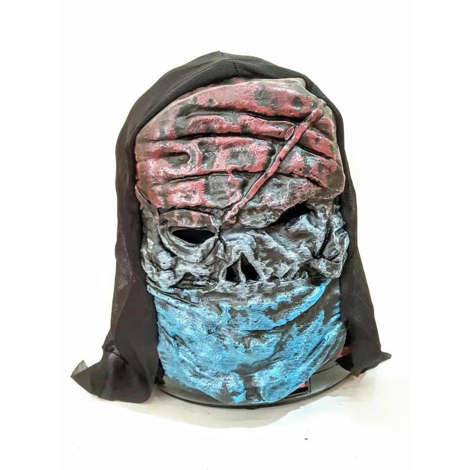 Topeng Karet Biru Topeng Hantu Topeng Setan Topeng Seram Topeng