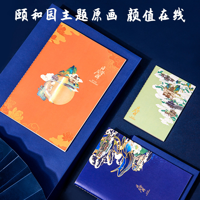 

Deli | Buku Catatan (Notebook) Set 3 Pcs The Summer Palace | A5 A6 B5 | PFTZ03-6