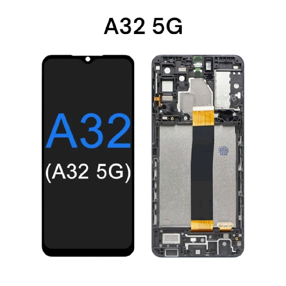 LCD + FRAME COMPATIBLE SAMSUNG A32 5G A326 FULLSET TOUCHSCREEN BEZZEL ORIGINAL KUALITAS TERBAIK LAYA