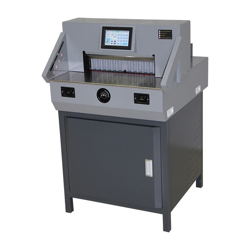

Automatic Guillotine Paper Cutter With 80mm Paper Cutting Machine 480 With Touch Screen