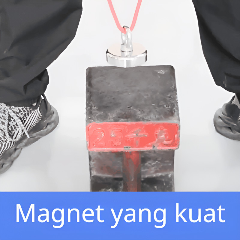 Magnet Kuat Kait Bulat Panci Hisap Panci Penyelamat Magnet Kuat Magnet Penyerap Besi.