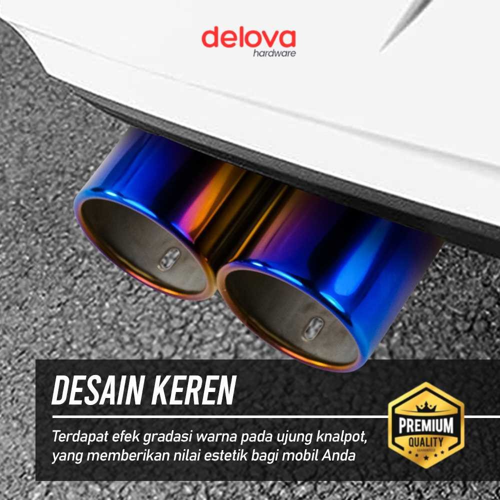 Ujung Pipa Knalpot Muffler Mobil Universal Avanza Sigra Calya Racing