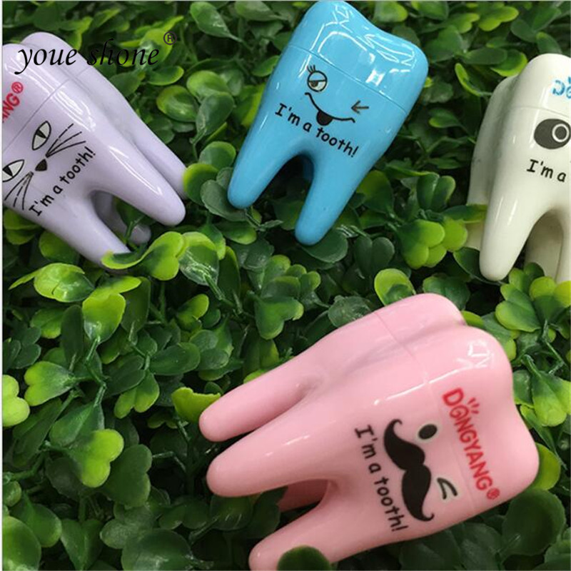 

1pcs Candy Color Tooth Shape Pencil Sharpener Cute Child Pencil Sharpener Wholesale Student Stationery Retail Wholesale