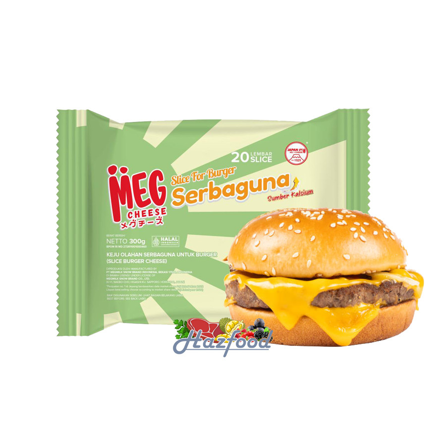 

MEG Keju Serbaguna Slice Burger 20 slices