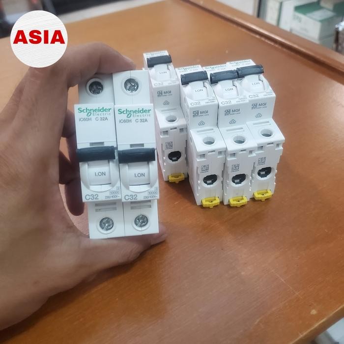 MCB 1P 32A IC60H 1000kA SCHNEIDER