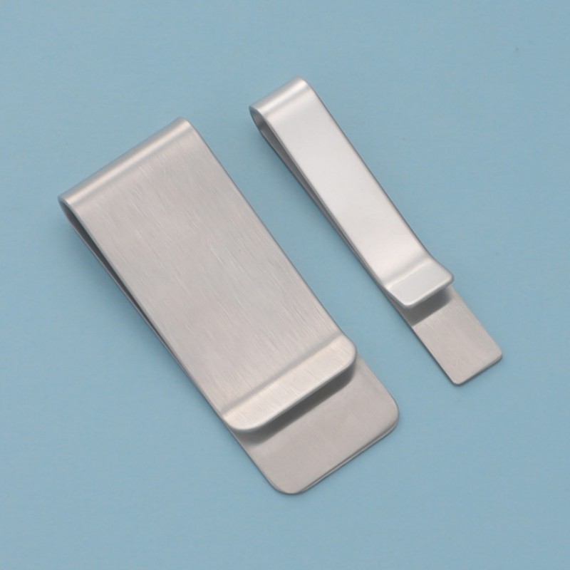 

New 20pcs Stainless Steel Mirror Polish Tie Clip Brushed Money Clip Cash Clamp Portable Party Business Simple Accessories