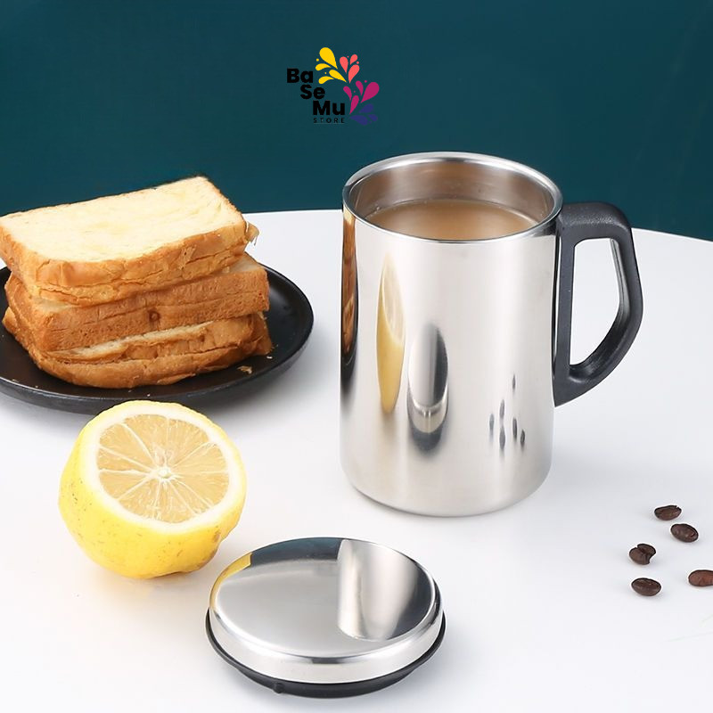 Mug Cangkir Stainless Air Panas dan Dingin Gelas Minum Termos 350ml 500ml