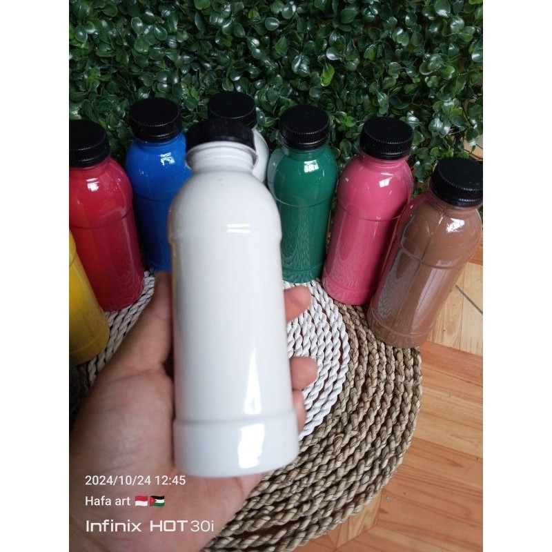 

Cat lukis PUTIH sterofoam / cat air / cat lukis serbaguna / acrylic / color