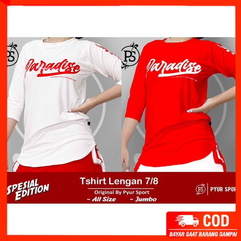 Pyur Sport - Baju Olahraga  Senam Aerobic Wanita Jumbo - 1147