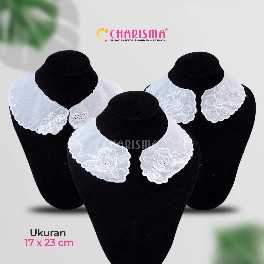 Charisma Kerah Tempel Anak - Kerah Baju Bordir / Aksesoris Fashion Anak