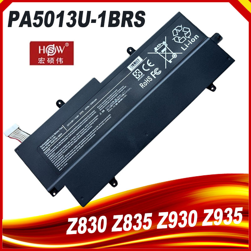 

SeagullStar NEW PA5013U-1BRS PA5013U Battery for Toshiba Portege Z830 Z835 Z930 Z935 Ultrabook PA5013 14.8V 47WH