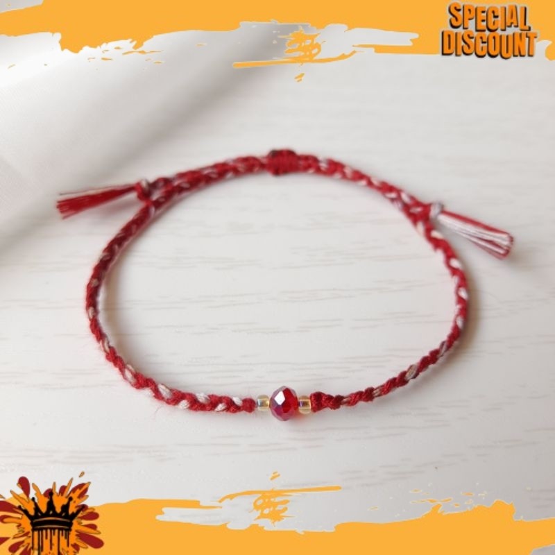 READY BRAELYN•ROSE GEMS•gelang tali aesthetic•gelang tali korea•gelang tali simpel•gelang tipis•gela