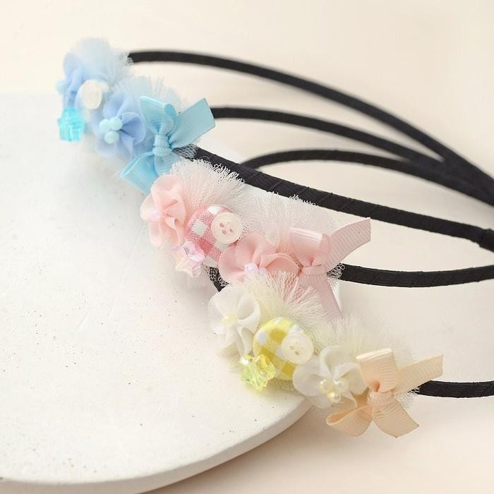 Elloria Tulle Headband -  Bando | Bando Anak | Bando Anak Perempuan | Bando Anak Perempuan Lucu | He