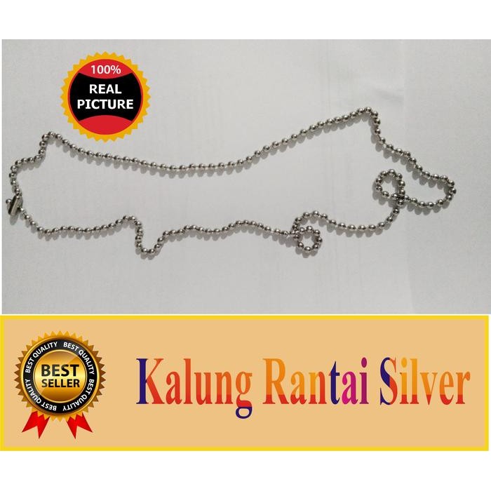

Promo Rantai kalung buat id card | rantai besi bulat untuk name tag