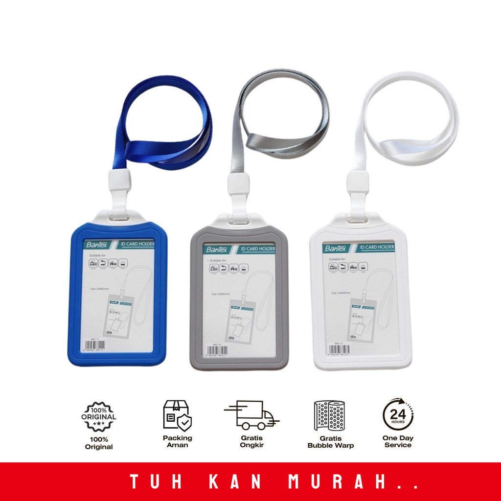 

ID CARD HOLDER DUAL SIDE BANTEX BLUE 8881