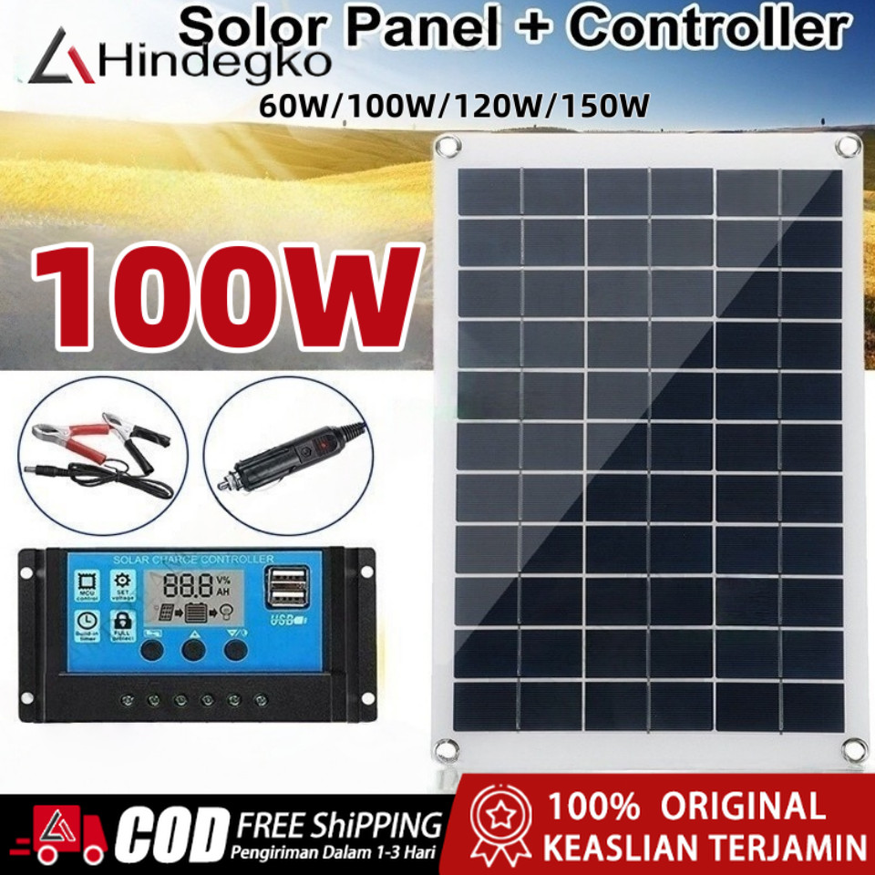 -100W/150W SOLAR PANEL PANEL SURYA PEMBANGKIT LISTRIK TENAGA SURYA 60W SOLAR PANEL PANEL SOLAR PANEL