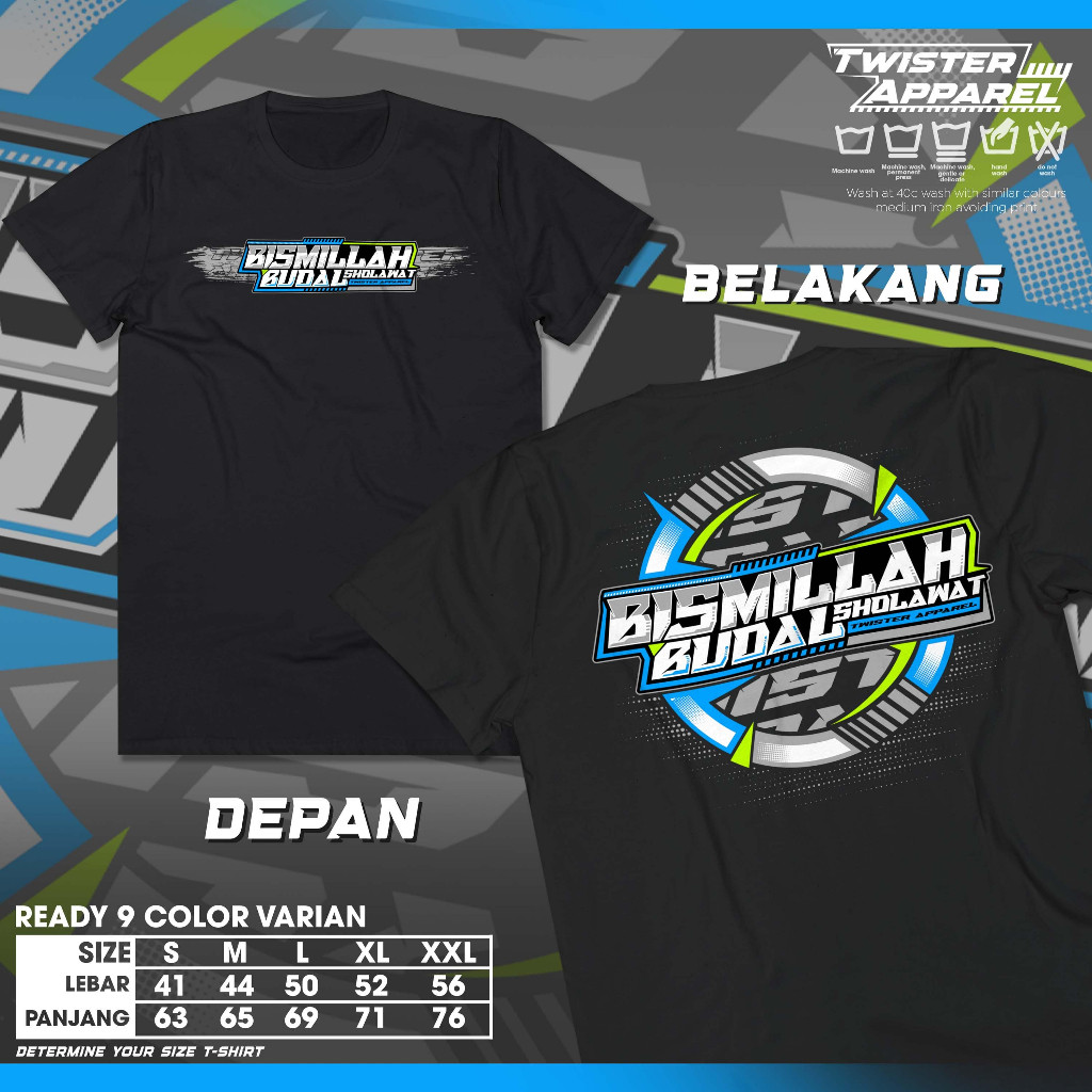Kaos Mafia Sholawat Bismillah Budal Sholawatan Baju Distro Santri Syekhermania - 2395
