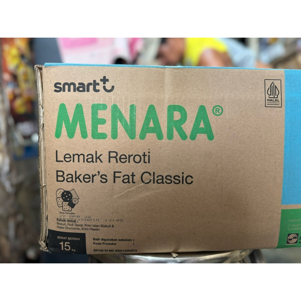 

Mentega Menara Putih @ 15kg / 1 dus