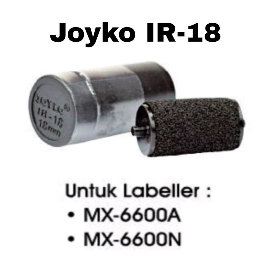 

Refill Tinta Price Label IR-18 18mm MX 6600 / Isi Ulang Tinta Ink Roller Tinta Hitam Label Harga Labeller Joyko