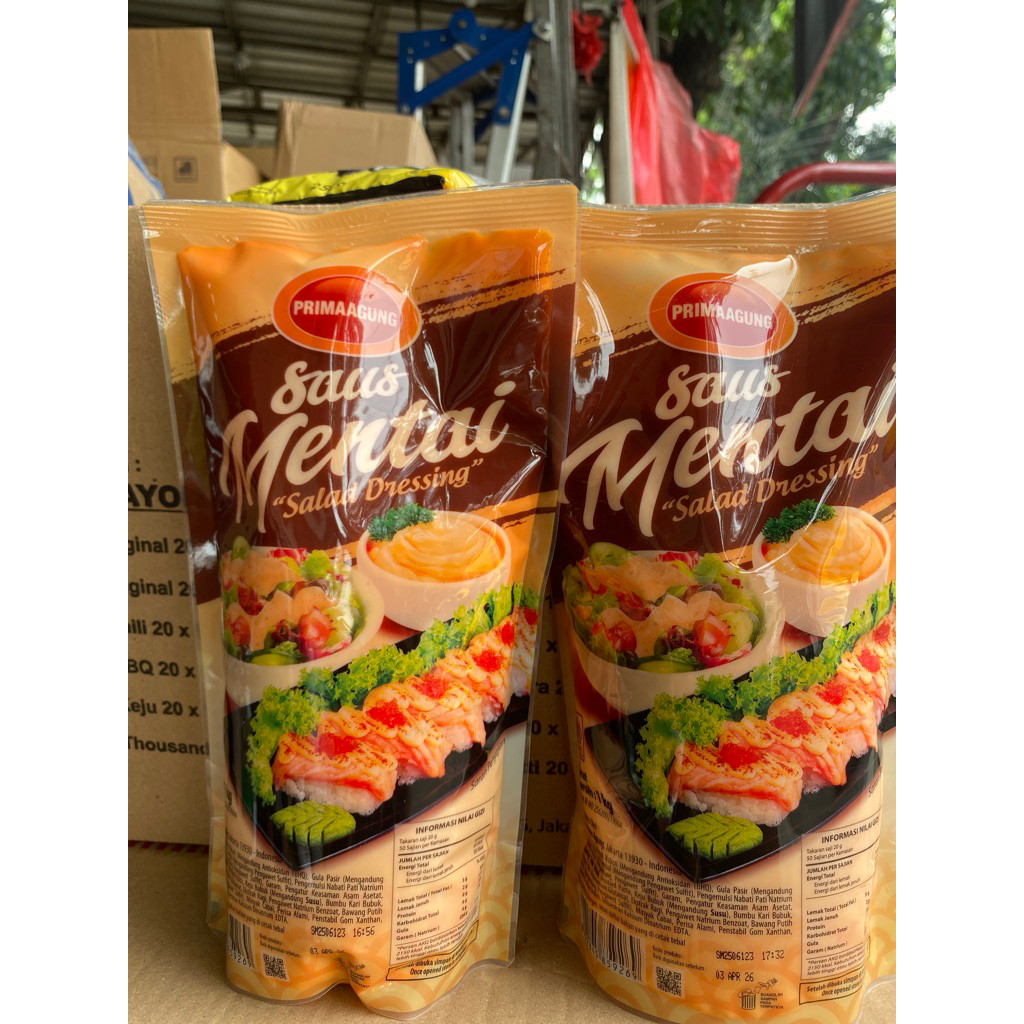

Saus mentai prima agung 1kg