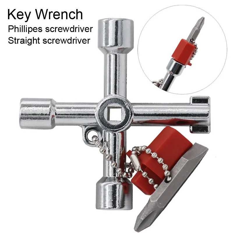 BST Kunci Pas Multifungsi 5in1 dengan Obeng Plus Minus - GT-J1 [ A6 Shop ]