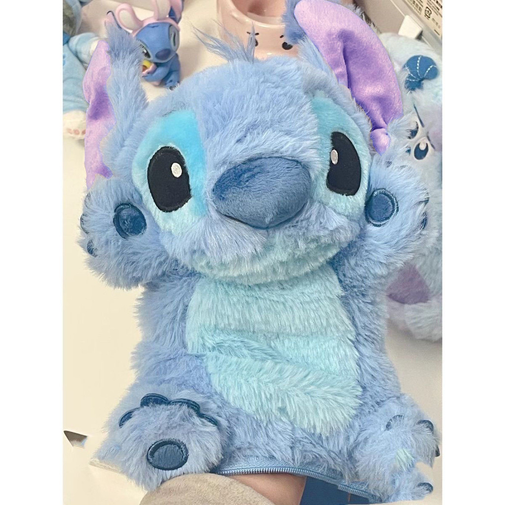 

NEW Anime Lilo Stitch Plush Pencil Case Kawaii Bag Case School Office Stationery Pouch Coin Purse Wallet Birthday Gifts