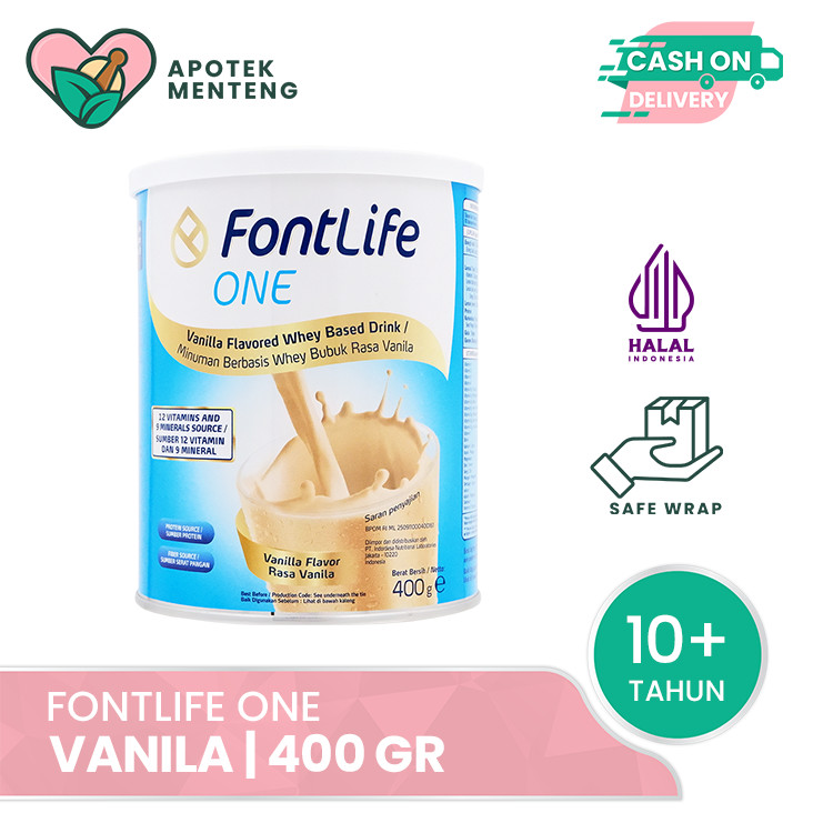 

Fontlife One 400 gr - Susu Nutrisi Lengkap dan Seimbang