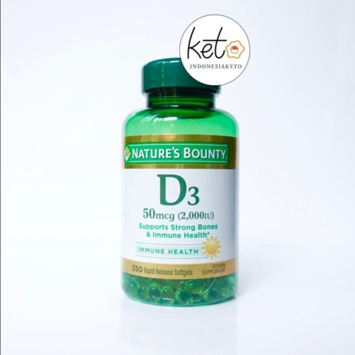 Nature's Bounty Vitamin D3 2000 IU , 350 softgels , Nature Bounty , ORI 100% USA