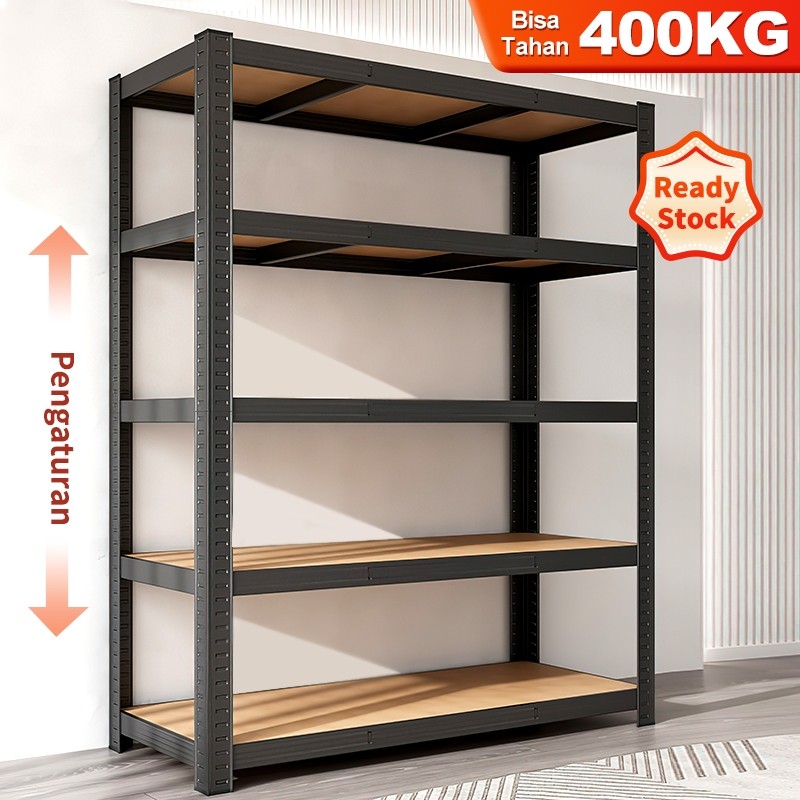 

Rak Besi Siku 5 Susun Rak Penyimpanan 6 Tingkat Rak Gudang Serbaguna Rak Supermarket Rak Aquarium Rak Dapur 120x40x180