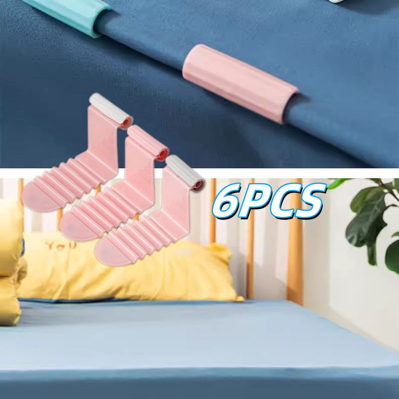 Penjepit Sprei Kasur Anti Geser 6pcs Jepitan Kasur Anti Geser