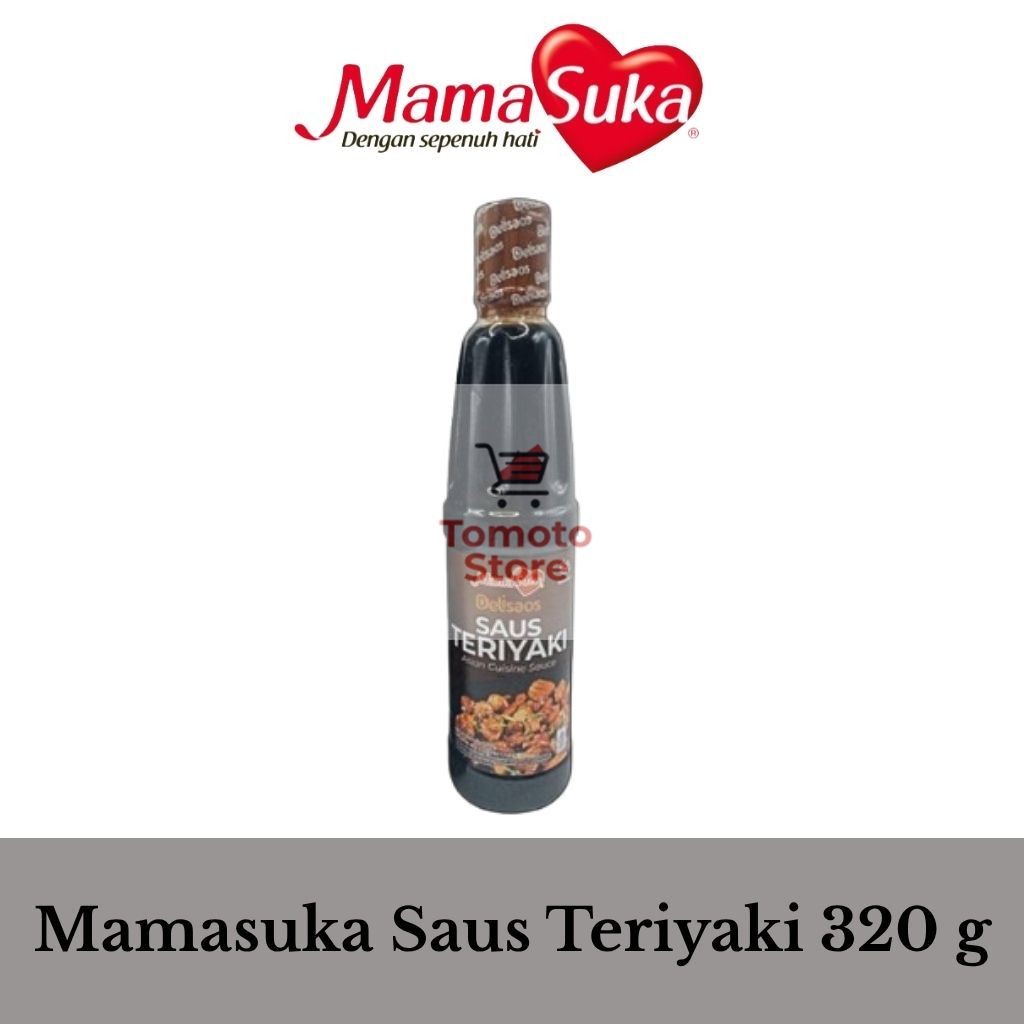 

✨ TOMOTOSTORE ✨ MAMASUKA Delisaos Saus Teriyaki 320 gr Saus Masakan Asia / Asian Cuisine Sauce