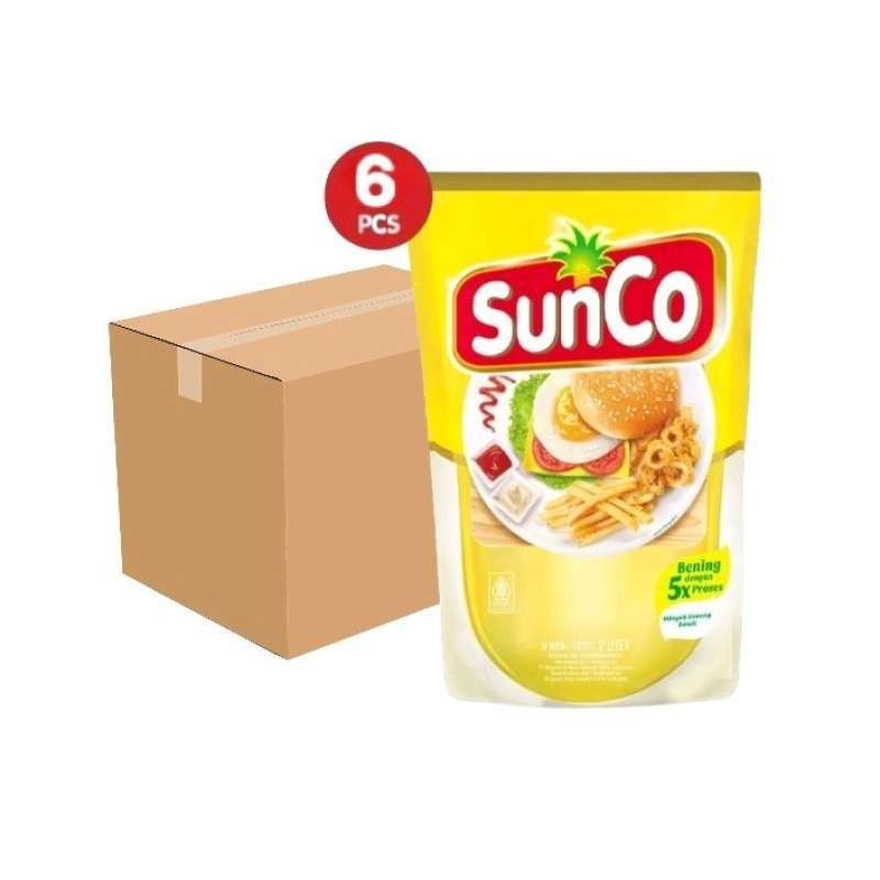 

Sunco Minyak Goreng Refill Pouch 1 Karton ( 6 x 2 Liter )