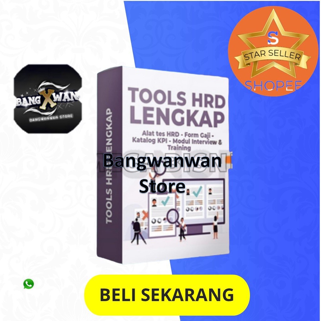 [TOOLS] HRD TOOLS - KPI + SOP HRD + FORM TABEL GAJI + MODUL INTERVIEW