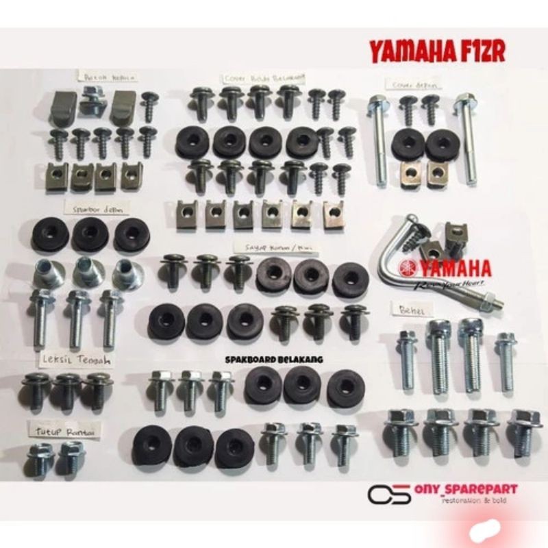 baut full body ring karet mur F1ZR Yamaha F1ZR