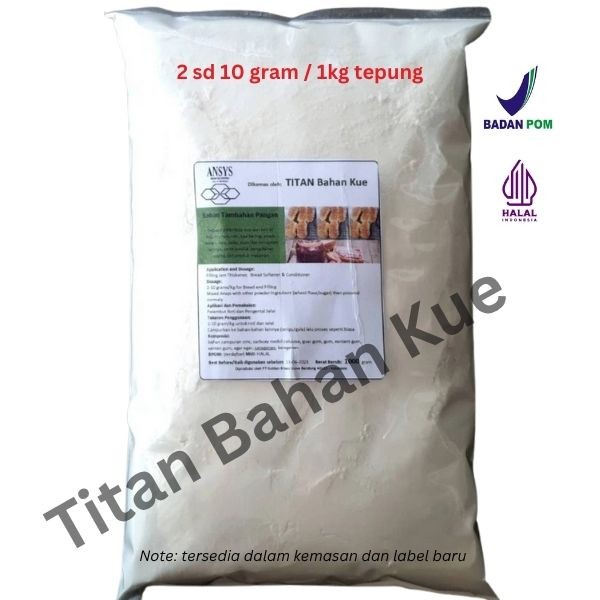 

Tepung Ansys Bahan Pelembut Roti Dan Donat 100 gram