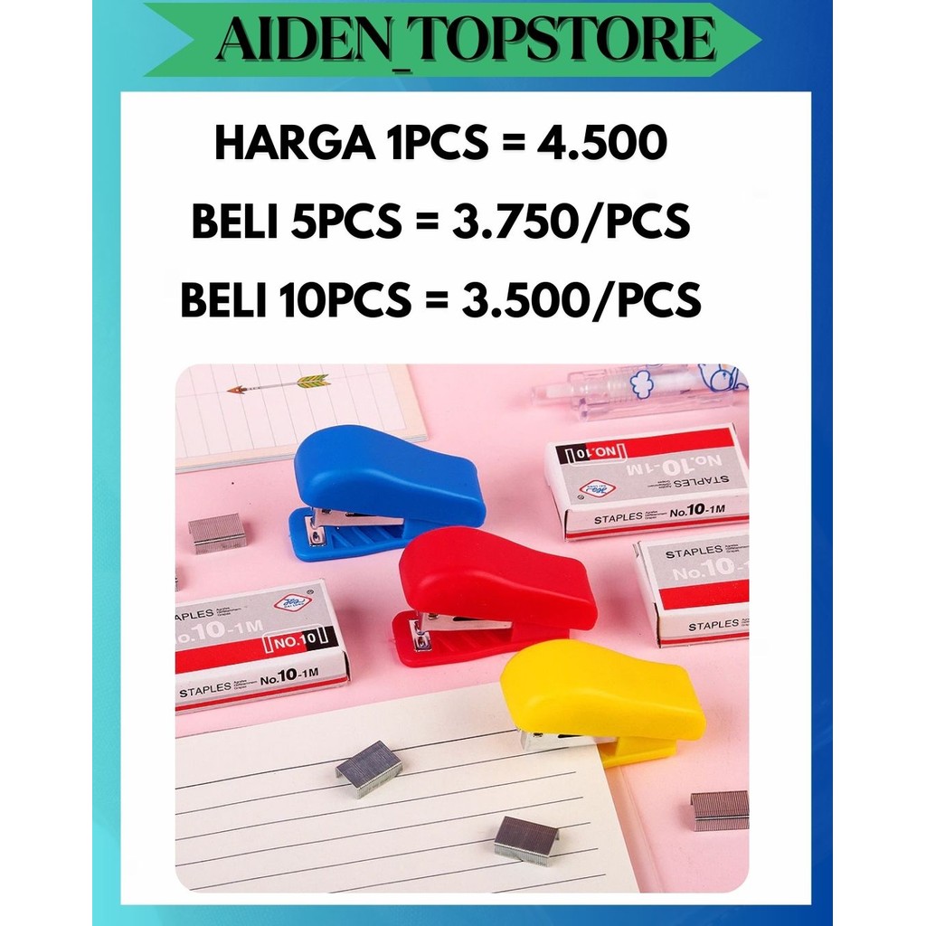 

ATS STAPLER MINI FREE REFILL - STAPLES STEPLES CEKREKAN HEKTER KECIL