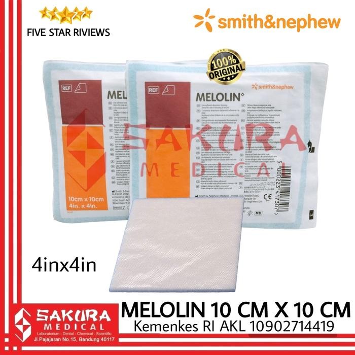 melolin 10x10 cm
