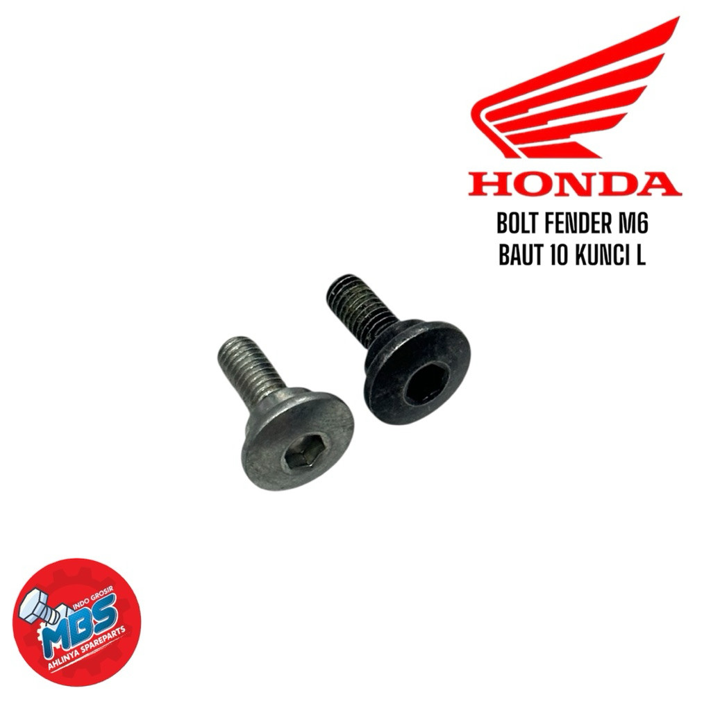 terlaris AHM 90101-K29-900 Baut L Cover Tutup Bak CVT Depan Matic Beat Fi,Scoopy Fi,Vario 110-125-15