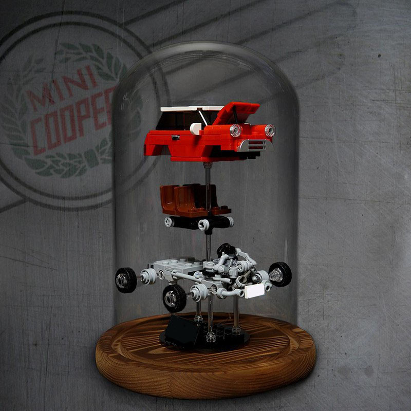

239PCS MOC Exploded Mini Cooper Assembling Building Blocks Educational Toys Children's Gifts Ornaments Collection Series