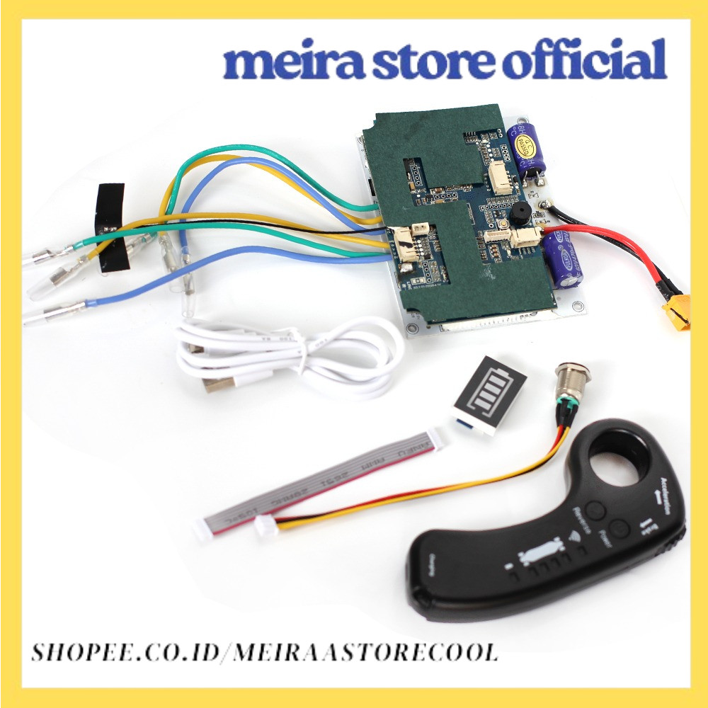 Electric Skateboard Controller 36V Double Motor Drive System Longboard Remote Controller ESC Hub Mot