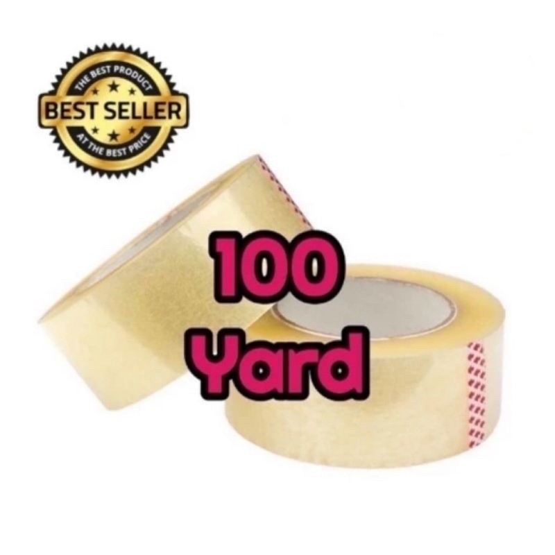 

LAKBAN BENING 100YARD ISOLASI SELOTIP CLEAR TAPE 45MM