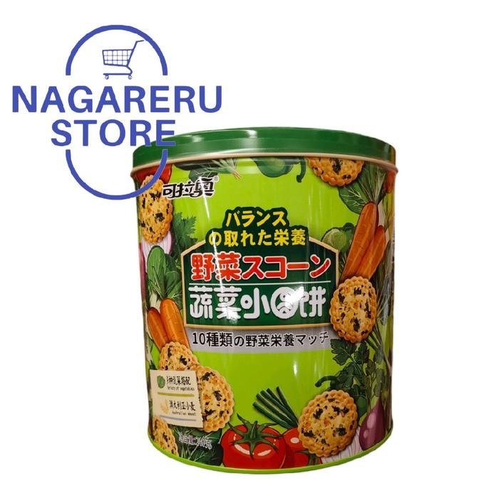 

Koloo vegetable round biscuits (biskuit rasa sayuran) 240gr